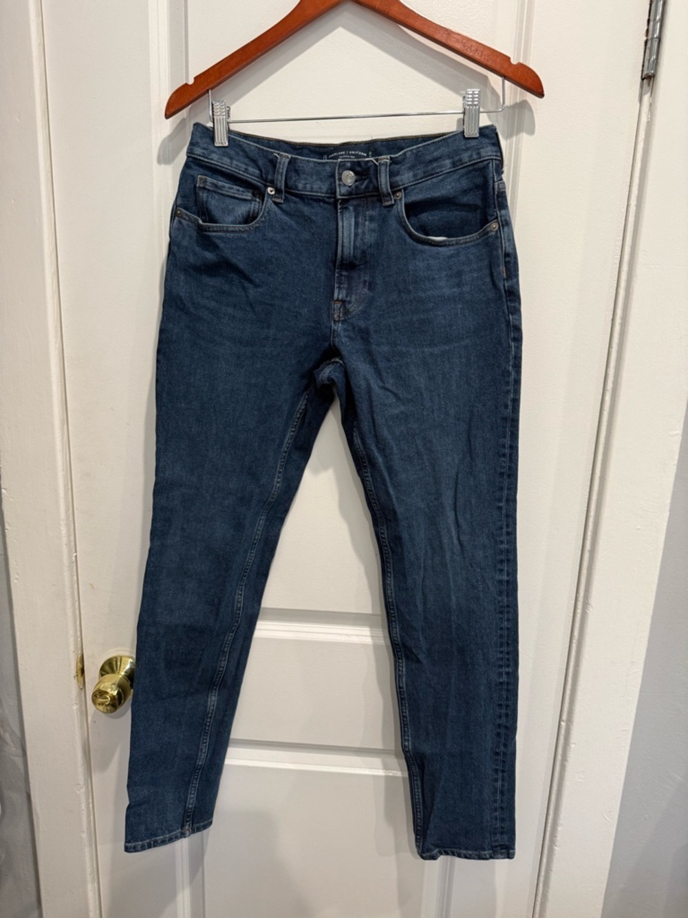 Everlane Dark Blue Skinny Jeans